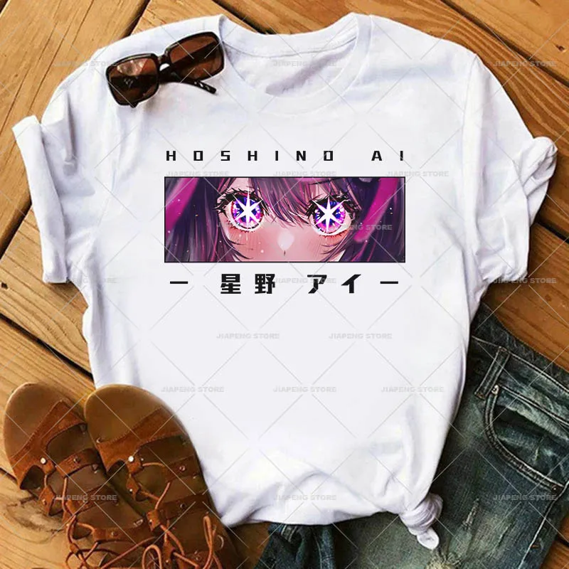 OSHI NO KO Patches for Clothes idol Hoshino Ai Hot Anime Printed Heat Transfers for Clothing T-shirt Stickers Ironing Washable