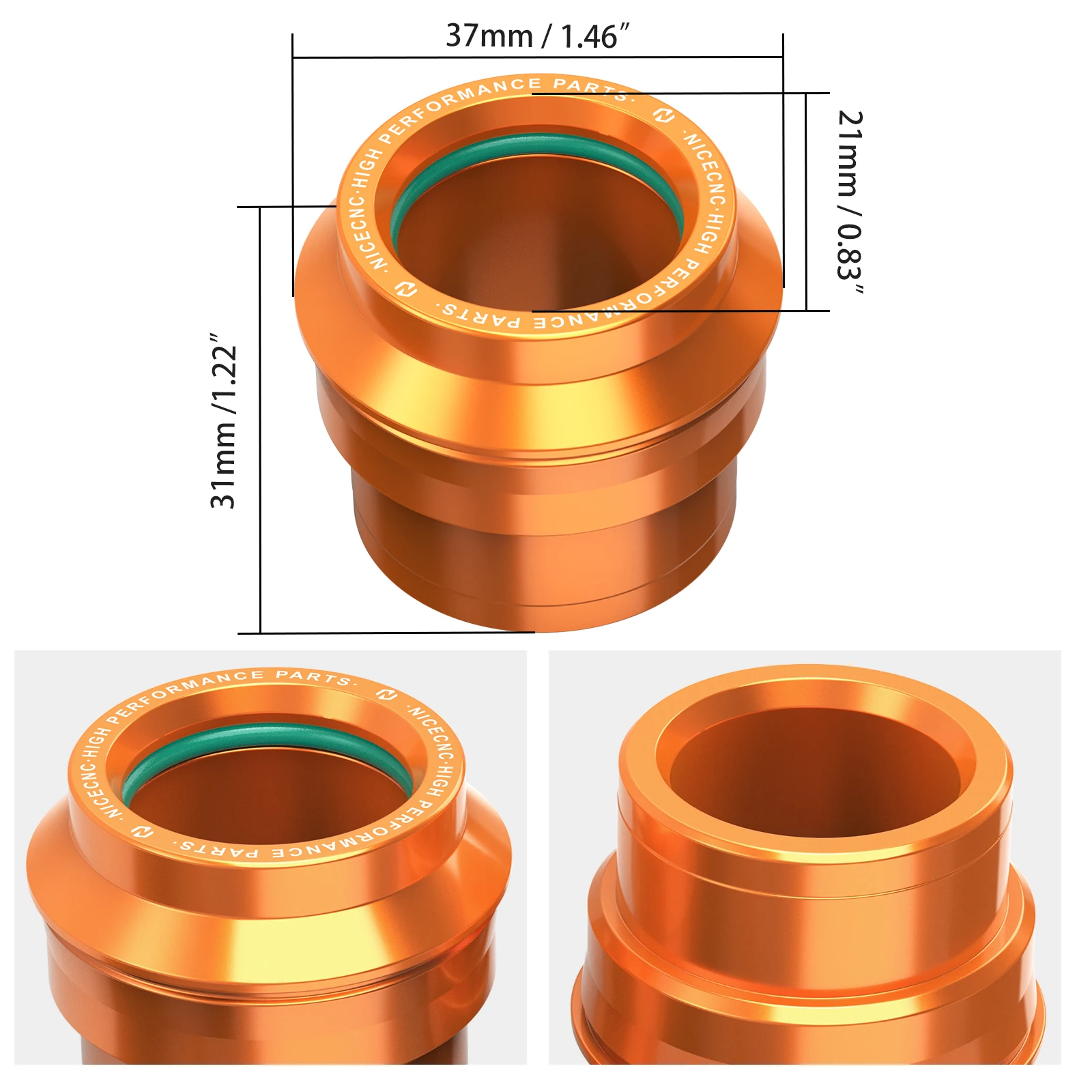 

NICECNC For KTM SX 125 SXF 450 SX XC SXF XCF 125 150 200 250 300 350 400 450 2013-2022 Front Rear Wheel Spacers Hub Collars Kit