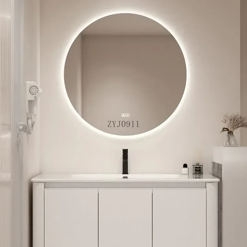 *Luxury Bathroom Cabinet With Slate Sink Combination Integrated Ceramic Washbasin Modern Bathroom Vanity Storage Home Furniture