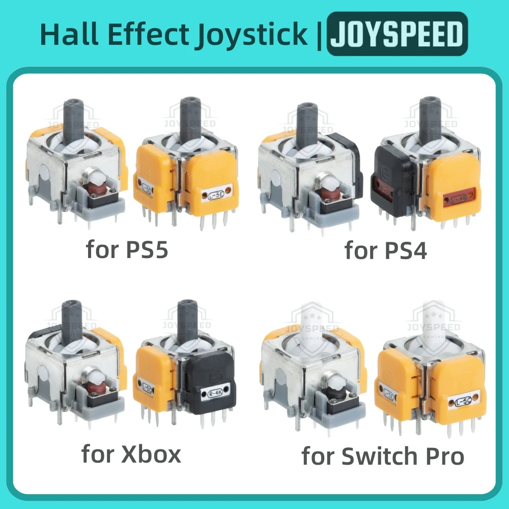 

50/100pcs Hall Effect Joystick for PS5 DualSense Controller DS5 Analog Stick for Playstation 5 Edge DSE Thumbstick Accessories