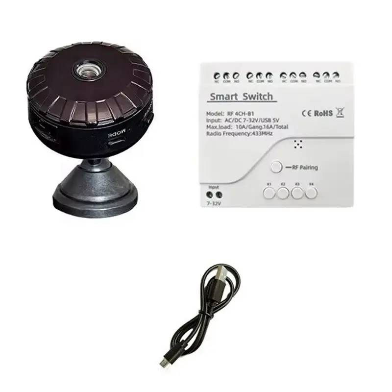 

[НОВИНКА A09R!】 Умный радиочастотный переключатель Ewelink RF 433 МГц с дистанционным управлением Камера RF 4CH Дюймовый/самоблокирующийся контроллер