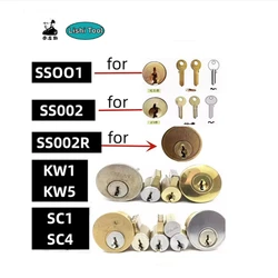 Lishi 2 in 1 2IN1 도구 KW1 KW5 SC1 SC4 SS002pro R52 TE2 LW5 LW4 be2-6 AM5 R52L SS001 홈 도어 민간 잠금 장치 용 자물쇠 도구
