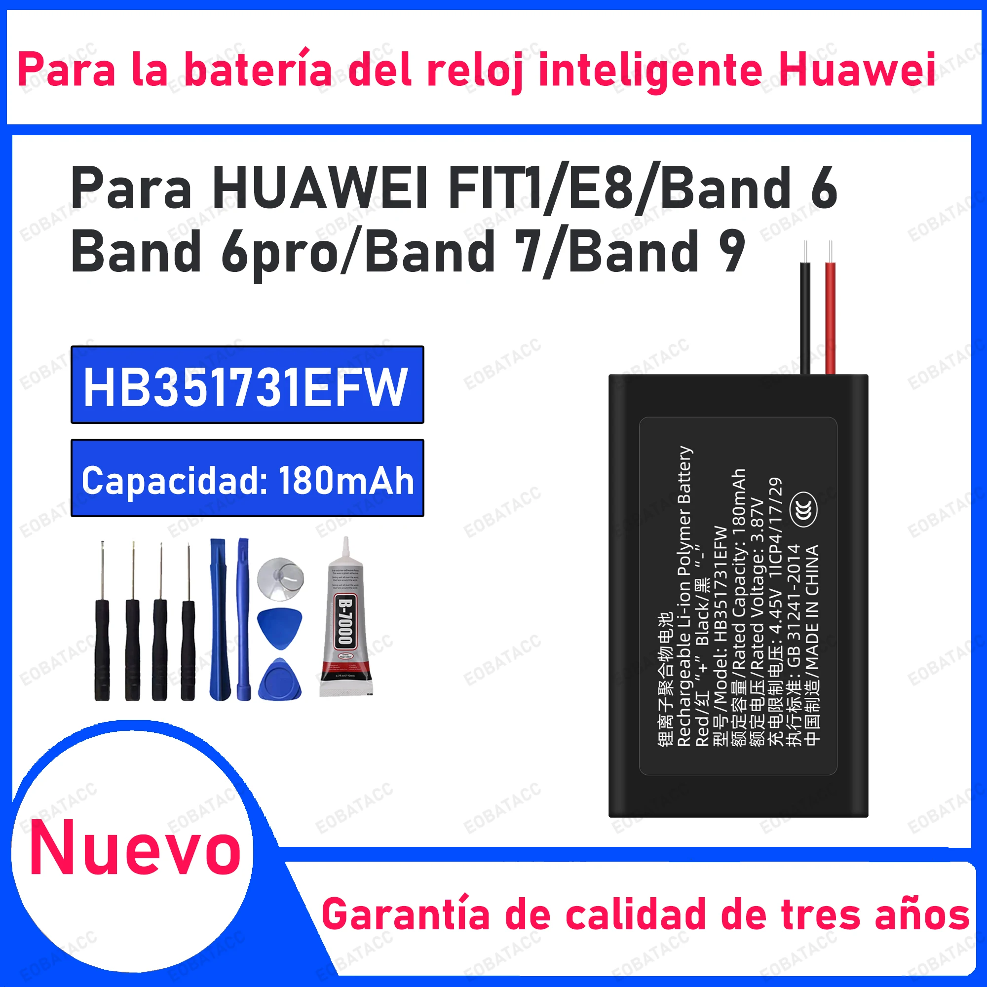 180Mah 100% New HB3…