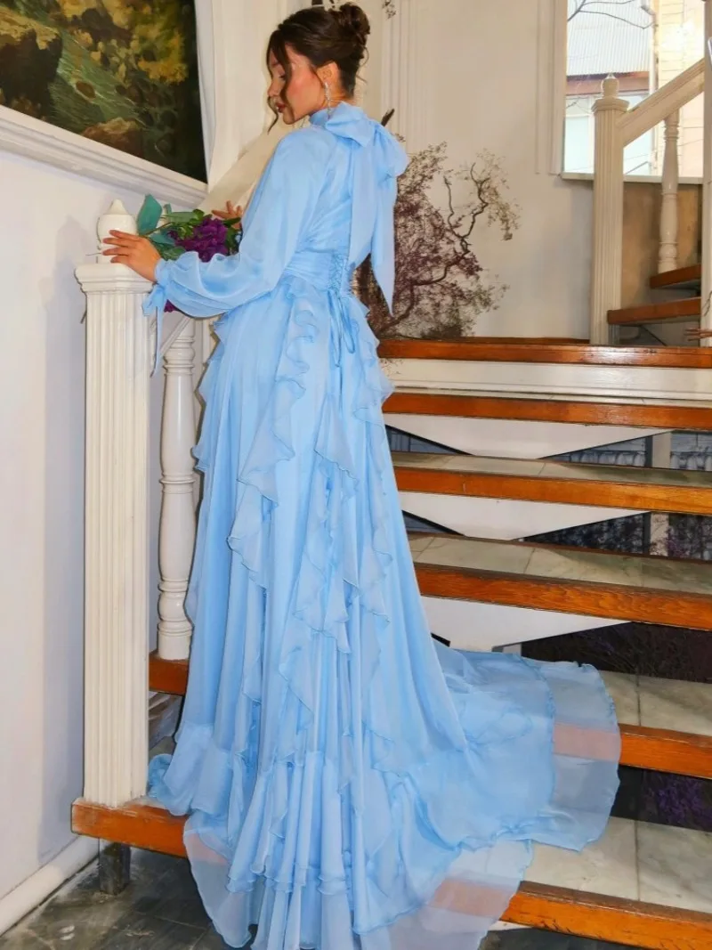 Eid Frauen Kleid Abaya Muslimischen Chiffon Plissee Jalabiya Ramadan Vestidos Largos Party Kleider Arabischen Lange Robe Marokko Dubai Kaftan