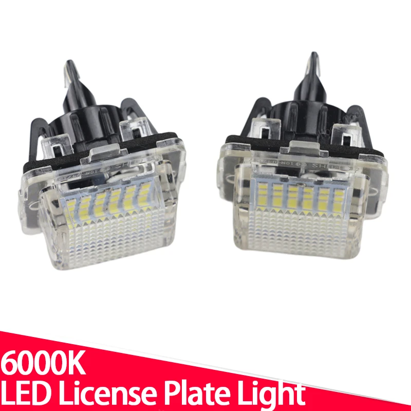 

12V LED Number License Plate Light Lamp canbus no error For Mercedes C E S CL W204 W212 C207 C216 W221 Car License Plate Lights