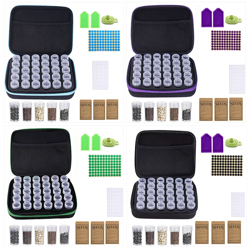 240/120/30/60 Slots Storage Container for Diamond Art Kits for Adults, Bead Storage Boxes for Diamond Painting Accessories Tool