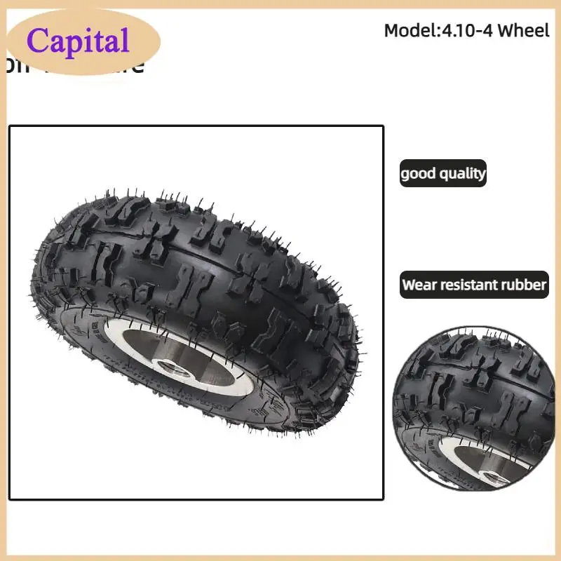 

4.10/3.50-4 small ATV Motorcycle wheel 17mm / 19mm keyway hub and tire in tire electric tricycle