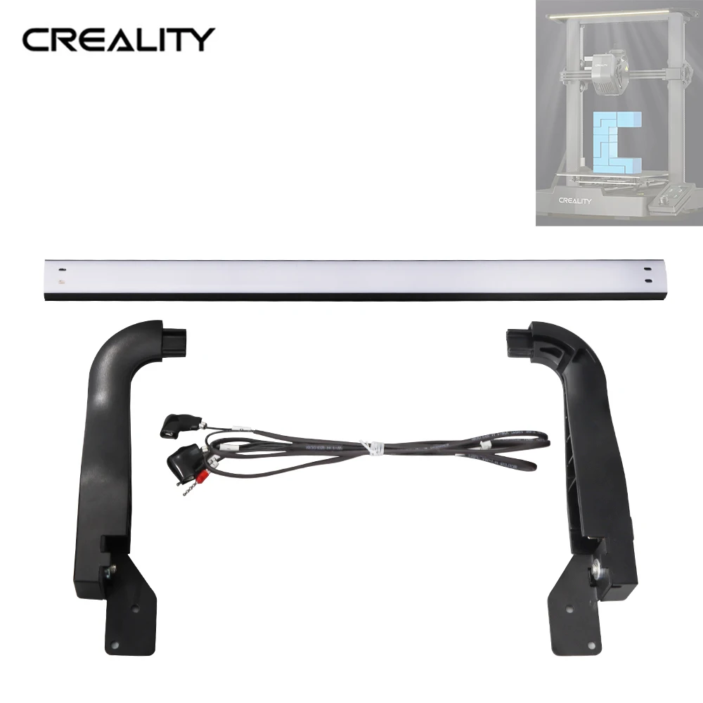 Creality 3D Ender-3 V3 SE LED Light Bar Kit Bright Light 24V/5W Warm White Light 266mm Energy Power Saving for Ender3 V3 KE / SE