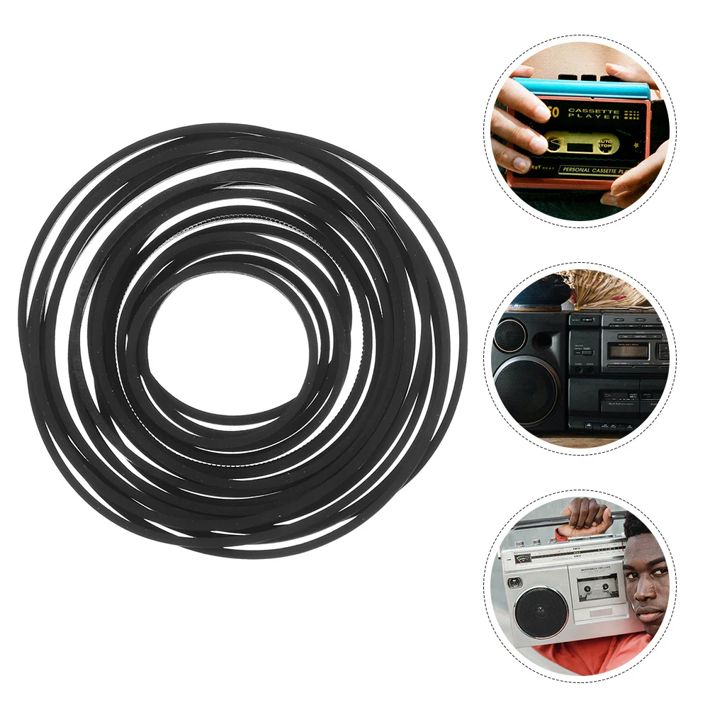 60 قطعة حزام كاسيت 1 مللي متر محرك مطاطي لمشغل مسجل الشريط Dvd أجهزة الصوت المحمولة أداة إصلاح مشغل كاسيت أحزمة