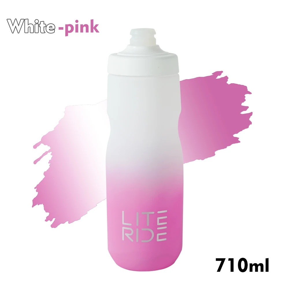 LITERIDE 610 ml/710 ml Fahrradflasche MTB Rennrad Wasserflasche Outdoor Sport Kunststoff Tragbare Große Kapazität Getränk Radfahren