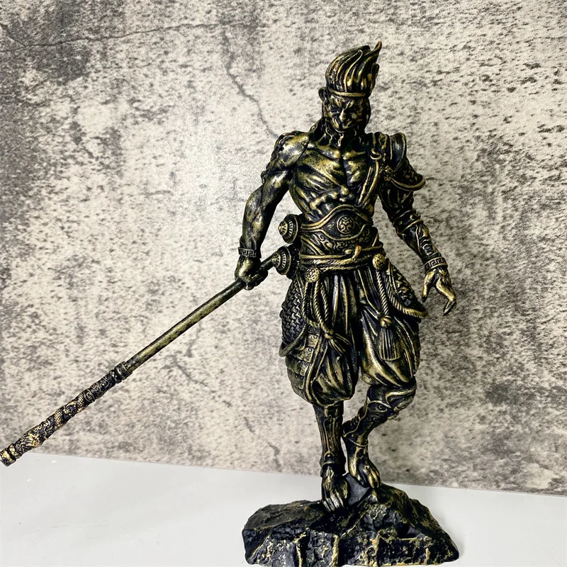 

2024 New Fighting Saint Buddha Black Wukong Ornament Doll Handmade Desktop Ornament Collection Christmas Gift Collection