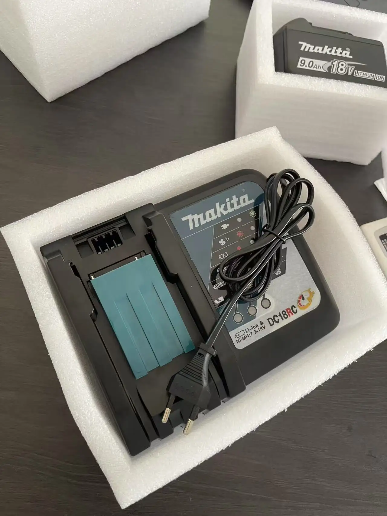 

100% оригинальная батарея Makita 9 Ач 18 В BL1840 BL1830B BL1850B BL1850 BL1860 BL1815, сменная литиевая батарея