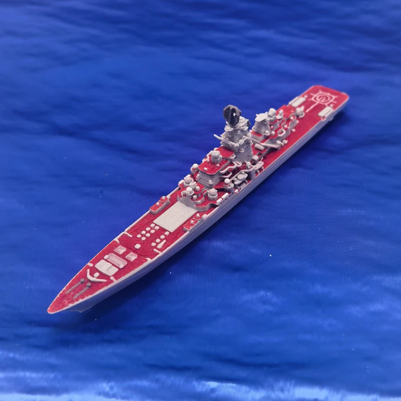 

2 шт. Модель крейсера класса «Киров» в масштабе 1/2000, длина 12 см, 3D-печатная миниатюрная модель военного корабля, тип «водная линия», для декора рабочего стола