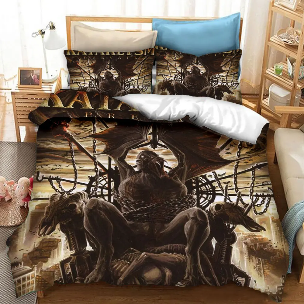 

Kataklysm ROCK 3D Bedding Set Duvet Covers & Pillow Cases Comforter Quilt Cover Home Textile (US/EU/AU Sizes) K01