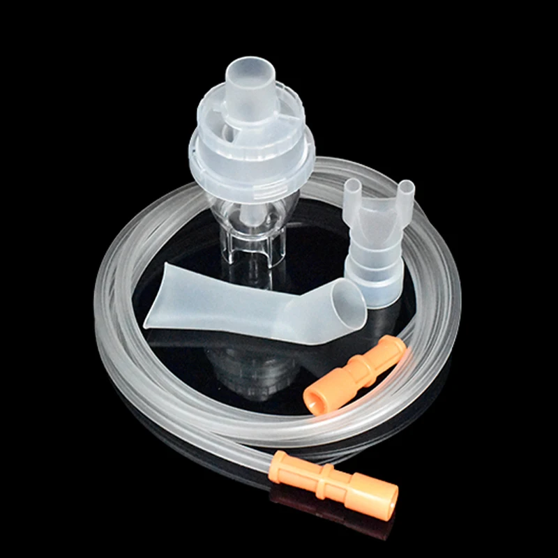 Inhaler Set Soft Tube Inhaler Catheter Nebulizer Cup Filters Family Medical Kid Mask Air Compressor Nebulizer Accessories Set