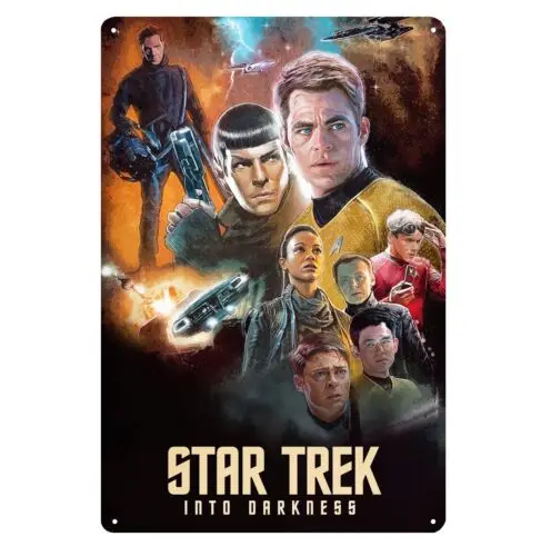 Into Darkness Movie Metal Poster Tin Sign 20x30cm Collectable Plate
