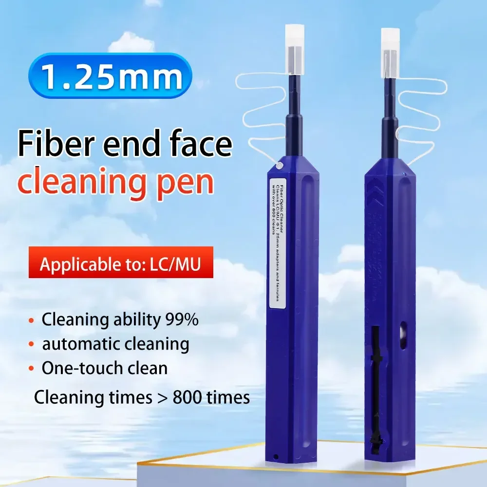 5PCS SC/FC/ST 2.5mm Fiber Optic Cleaning Pen LC/MU 1.25mm Fiber Cleaner Tools Optical Fiber Connector Cleaner