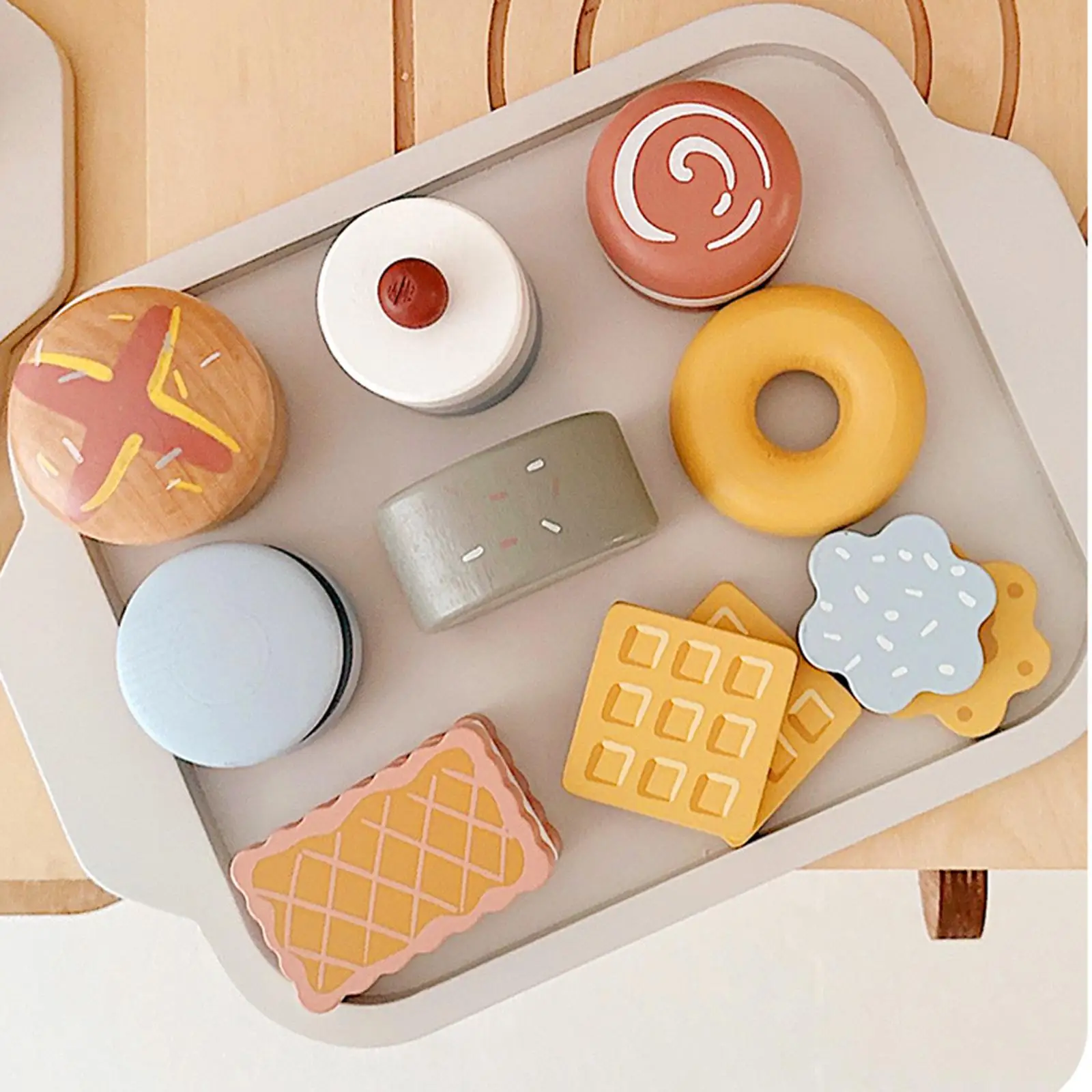 Cakes Play Food Set Educational Role Play Pretend Play Food Set for Gift Landscape Decorations Crafts DIY Model Window Display