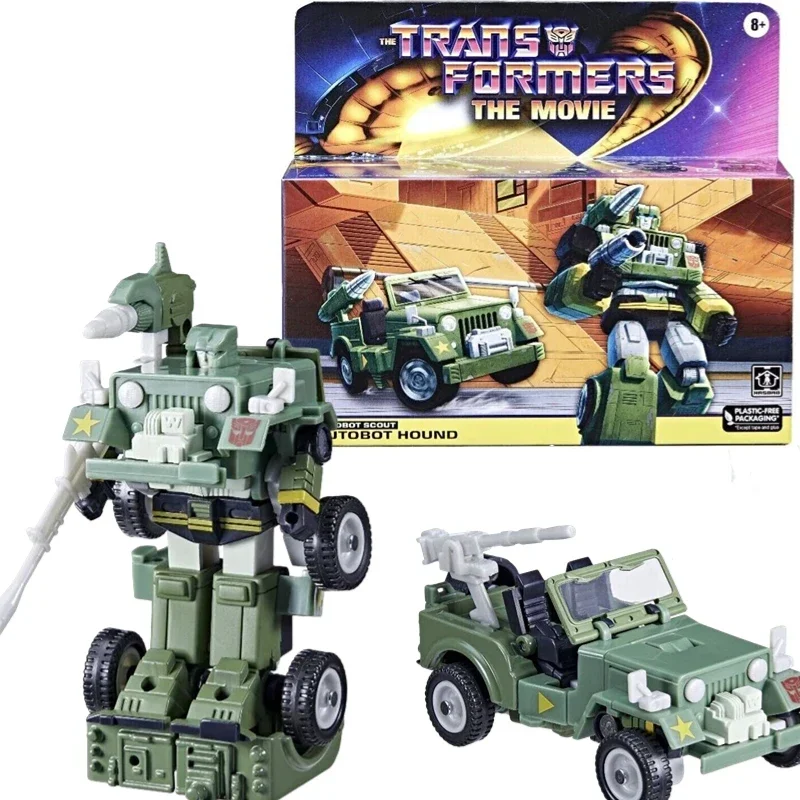 In Stock Transformers Retro TF1986 Movie G1 Hound Walmart Action Figure Model Collection Ornaments Hobbies Toys Birthday Gift