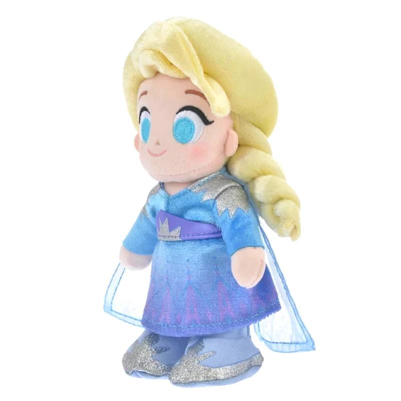 20cm Disney nuiMOs Plush Frozen Princess Elsa Anna Plush Toy Stylable Dress Up Dolls Stuffed Toy Children's Christmas Gifts