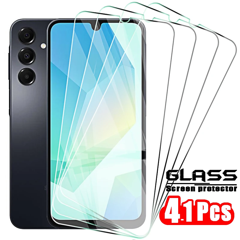 1-4pcs Protective Tempered Galss for Samsung A16 4g 5g A15 A25 A35 A55 Screen Protectors Front Film For Galaxy A 16 15 25 35 55