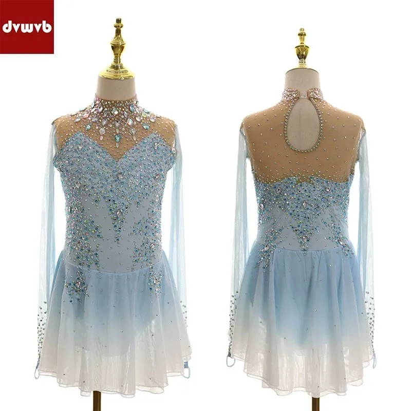Ice Figure Skating Suits Children's Performance Eiskunstlauf Kostüm Adult Women 피겨 스케이팅 드레스 Ice Skating Clothes