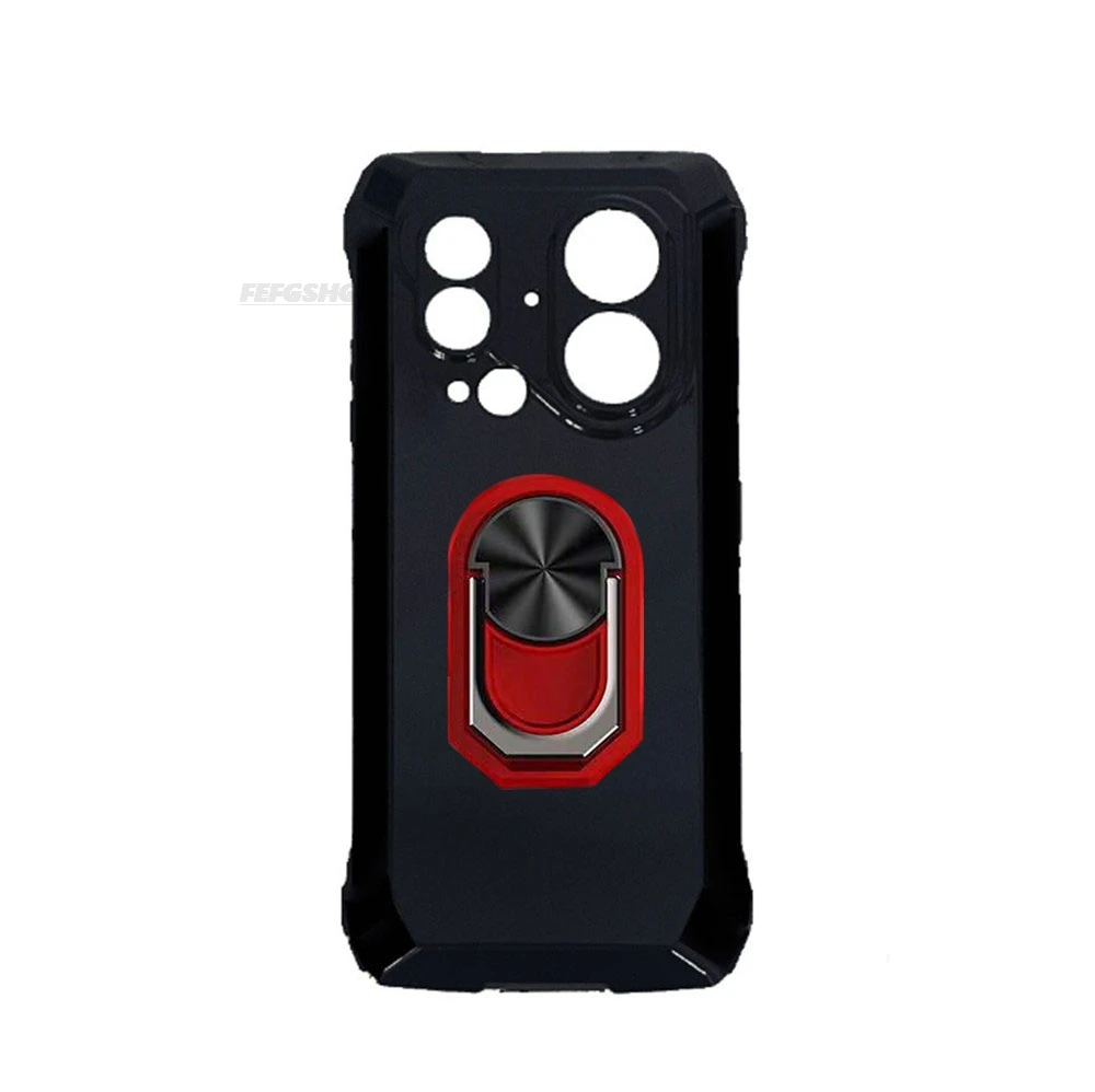 

For Blackview Oscal Pilot 6 6.78" Back Finger Ring Soft TPU Silicone Case For Blackview OscalPilot6 Pilot6 Bracket Phone Cover