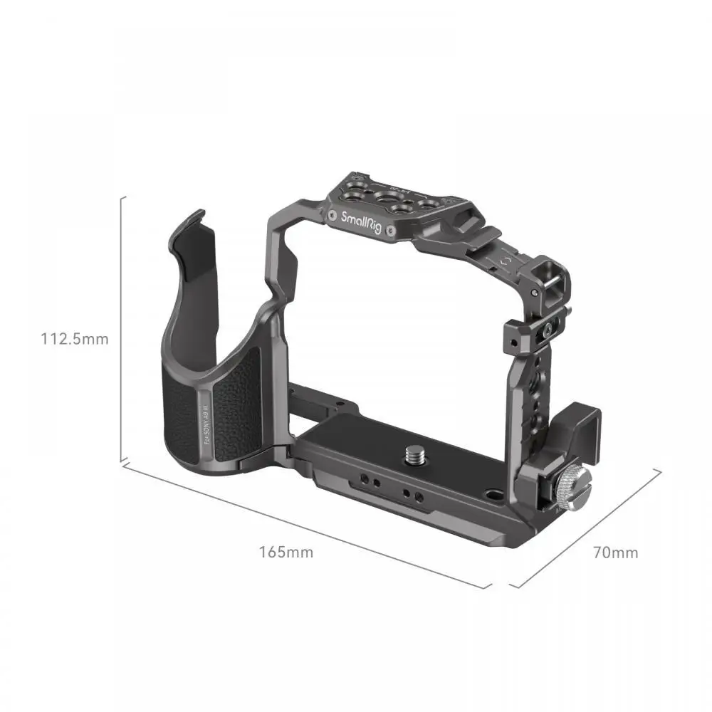 Smallrig Cage for Sony Alpha 9 III 4533 Video Cage Rig Handheld Bracket Cold Shoe Mic LED Light Mount Extension Stabilizer