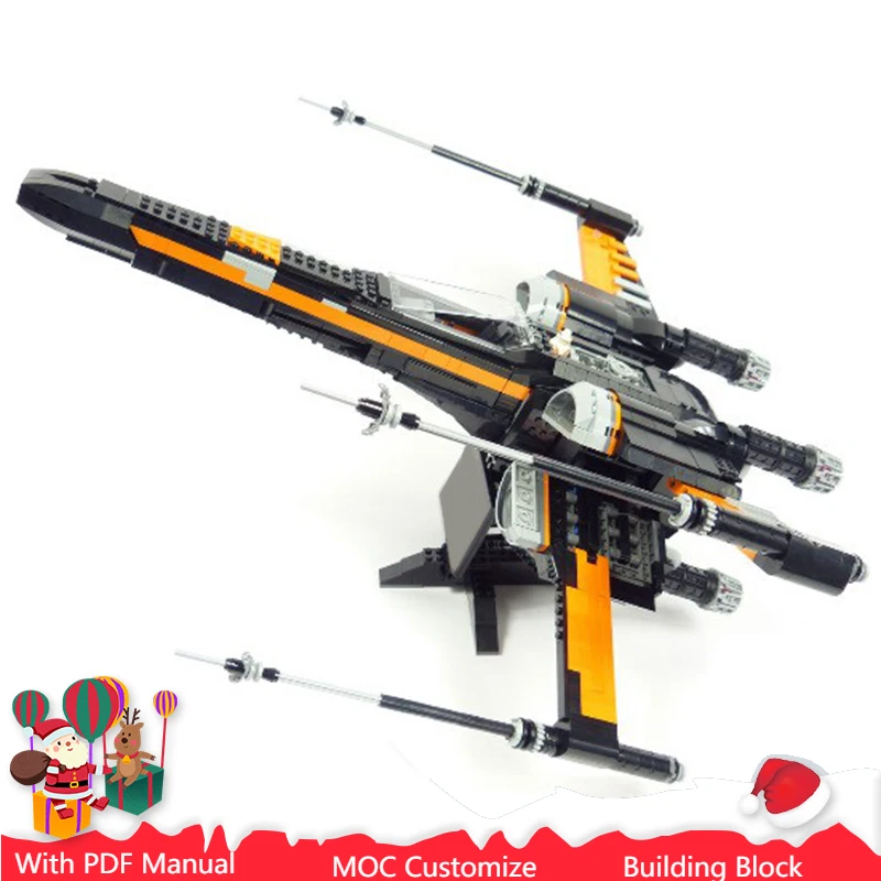 

Популярный 1935 шт. MOC космический корабль истребитель, набор строительных блоков, технология сборки, кирпичная игрушка для взрослых/детей, подарки на день рождения, Рождество