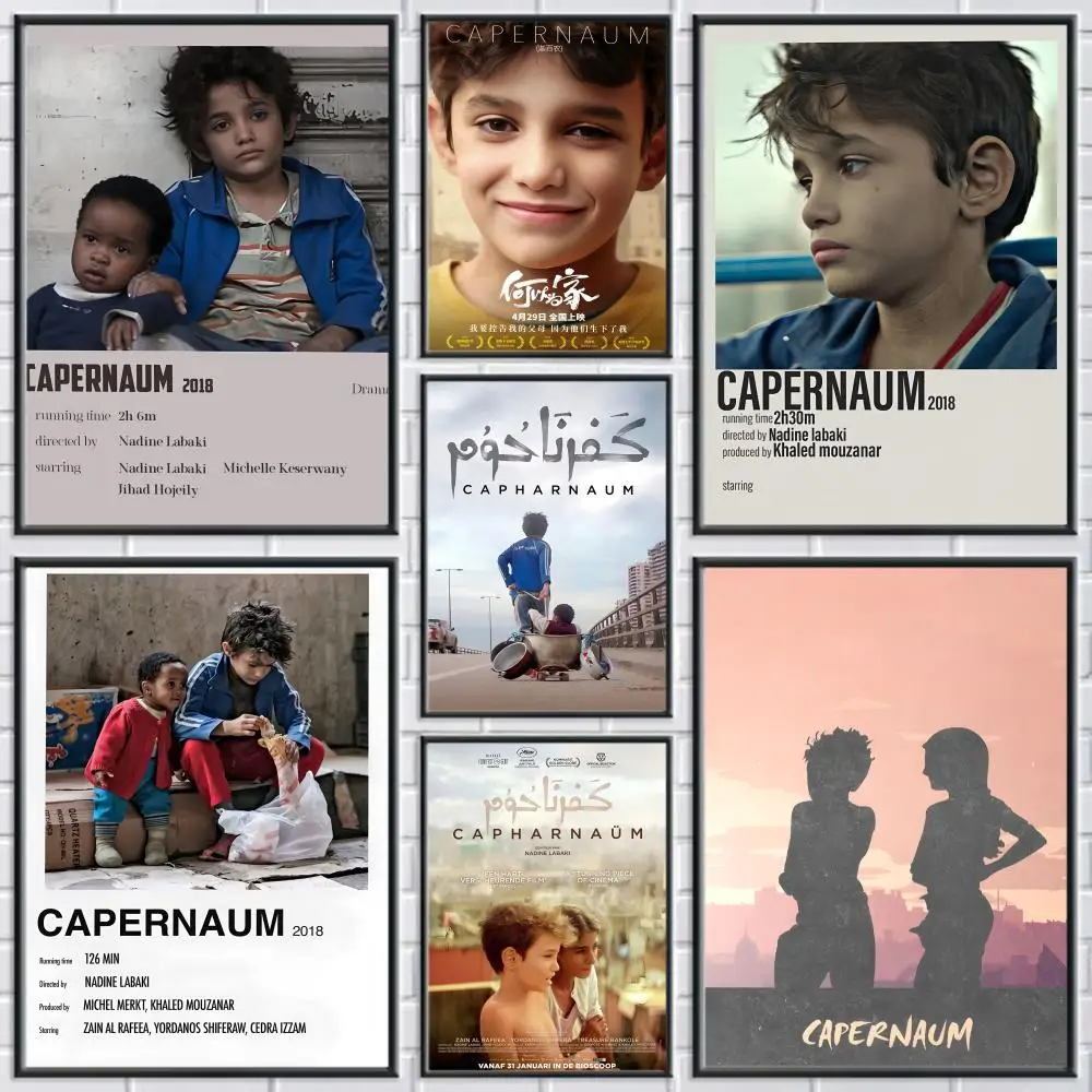 

Painting Calligraphy Canvas Poster: Crease Free Waterproof Durable All Space Wall Decor C-Capernaum