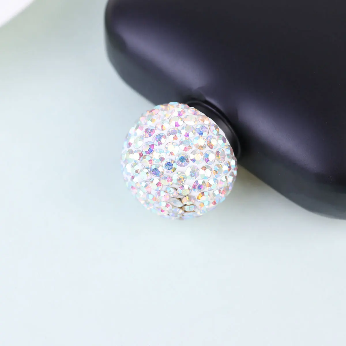 

Portable Small Stainless Steel Mini Wine Pot Rhinestone Design Compact Travel Bottle For Women Stainless Steel Wine Pot Black