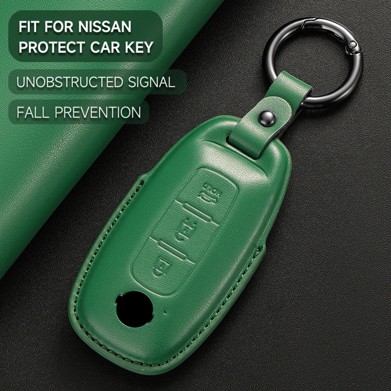 الجلود غطاء مفتاح السيارة حماية قذيفة المفاتيح لنيسان X-Trail T33 قاشقاي J12 ألتيما Teana ماكسيما كويست باترول مورانو