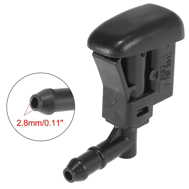 BB 1 Pair For -BMW 3 Series E46 1998-2005 Windshield Washer Sprayer Nozzle Jet Front Window New 61667056732