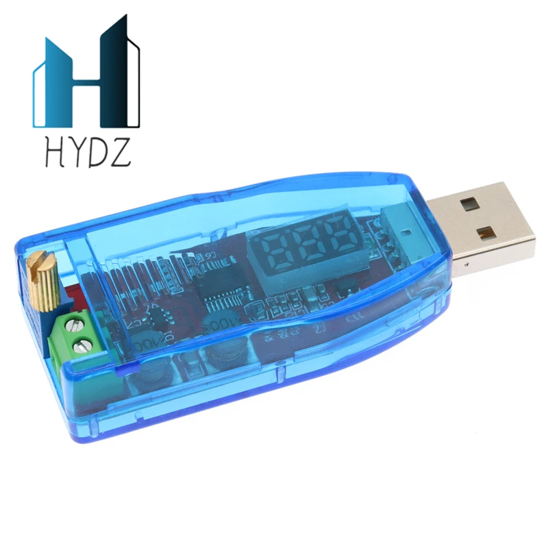 DC-DC LED โพเทนชิโอมิเตอร์ปรับได้5V ถึง DC 1-24V โมดูลปรับการกระตุ้นเพิ่ม/ลดแหล่งจ่ายไฟฟ้า