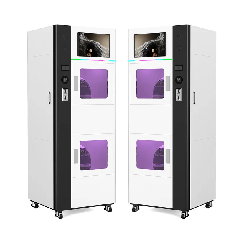 Customized Style Motorcycle Helmet Cleaning Vending Machine Multifunctional Self-Service Quick-Cleaning Helmet Vending Machine