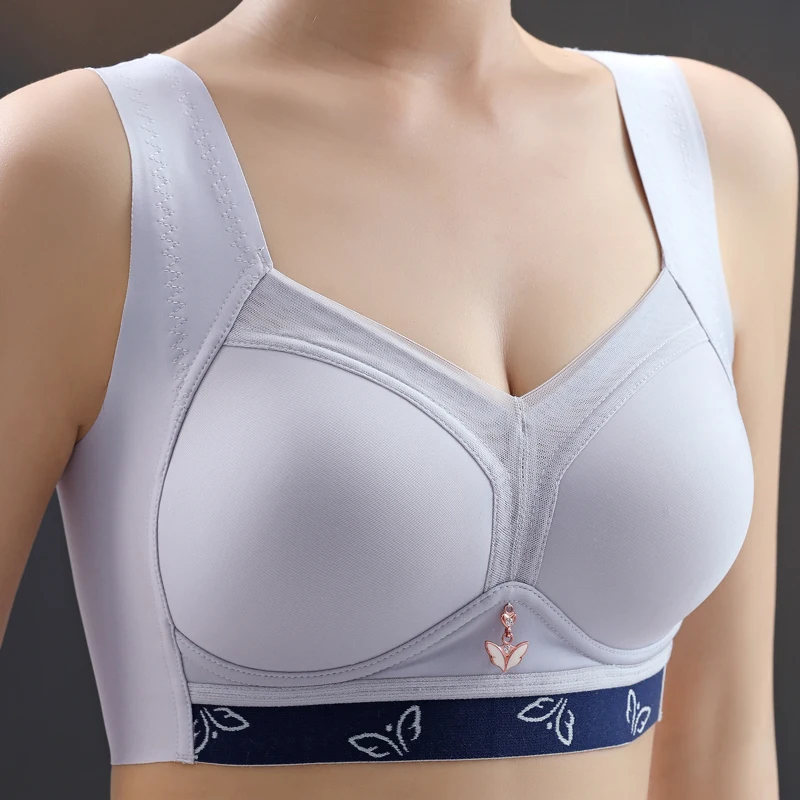 

Women's Full Coverage Wirefree smooth Plus Size Bra Non Padded Bra