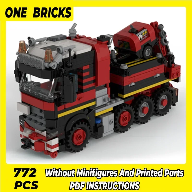 Bloques de construcción Moc serie de coches modelo tractor balastro ladrillos técnicos DIY montaje juguetes de construcción para niños regalos de vacaciones