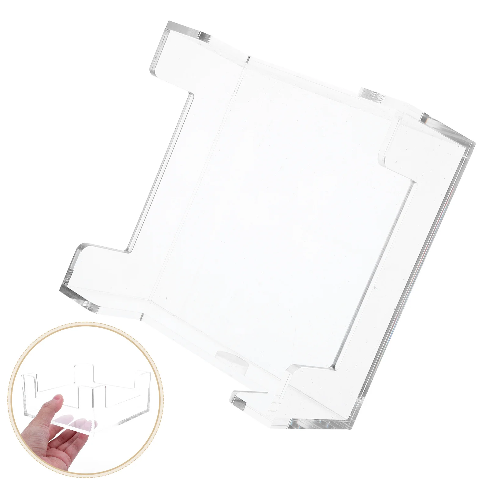 

Sleek Clear Acrylic Napkin Holder Modern Design Tissue Box for Tabletop Use Transparent Napkin Stand Home Office Decor