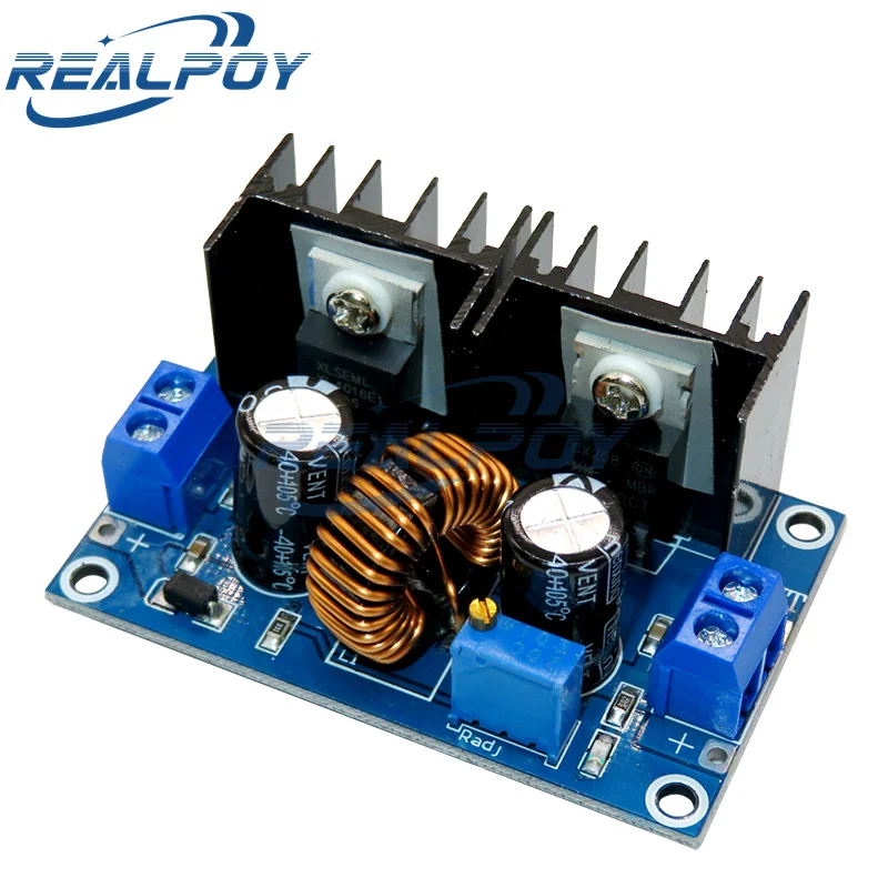 DC 4-40V 8A 200W Voltage Regulator Module Digital PWM Adjustabl DC-DC Step Down Voltage Regulator DC XL4016E1 XH-M404