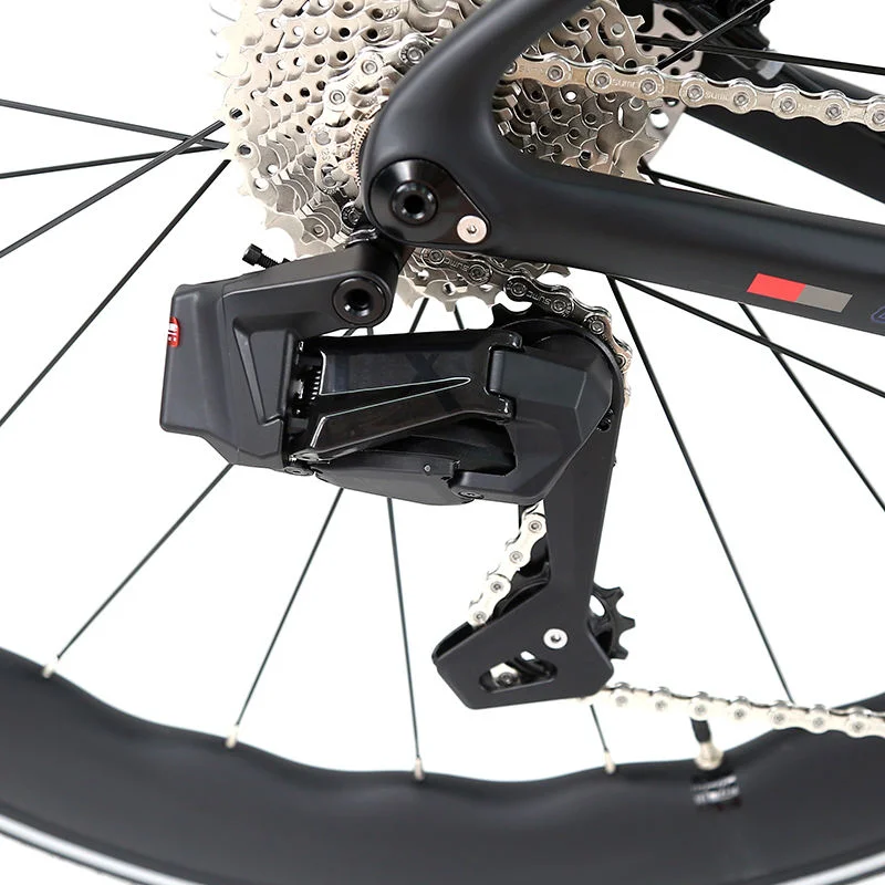 YTYIN ألياف الكربون الكاملة 700C TW CYCLONE-3rd اللاسلكية EDS 24S الكهربائية Superlight اللون سباق الطريق دراجة دراجة للكبار #6