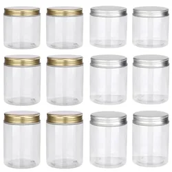 20Pcs 150/200/250ml Empty Clear Storage Jars With Lids Food Sealed Packaging Bottle Cosmetic Containers Face Cream Sample Pot