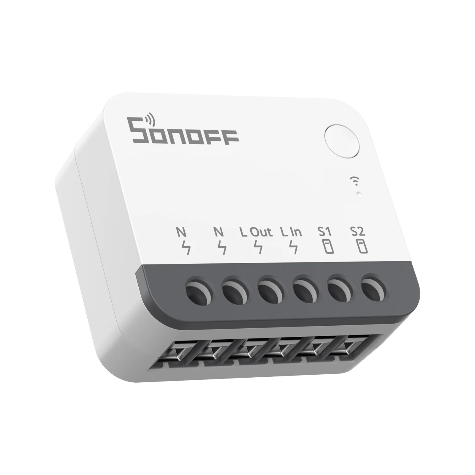 SONOFF ZBMINIR2 Zigbee Smart Switch Ultra-Compact 10A Smart Home Automation Module Works with Alexa Google Home via Zigbee Hub