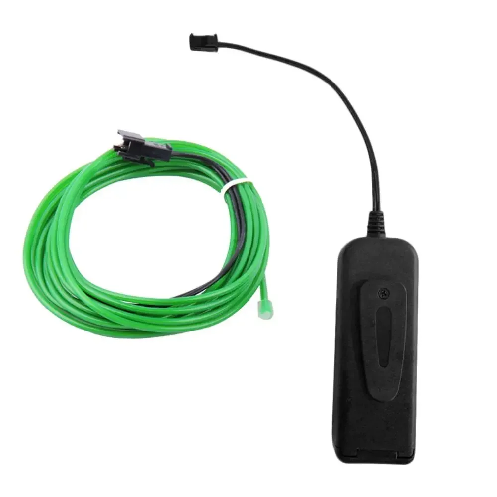 Glow EL Draht Kabel LED Neon Weihnachten Dance Party DIY Kostüme Kleidung Leuchtende Auto Licht Dekoration Kleidung Ball Rave 1m/3m/5m
