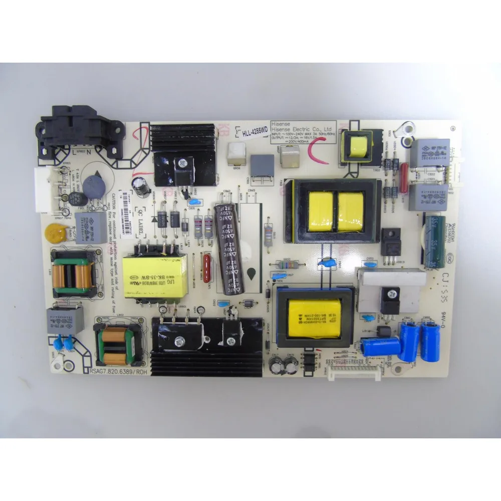 

for Hisense LED50K550US Power Board RSAG7.820.6389 Please Provide White Material LabeL Before Shooting