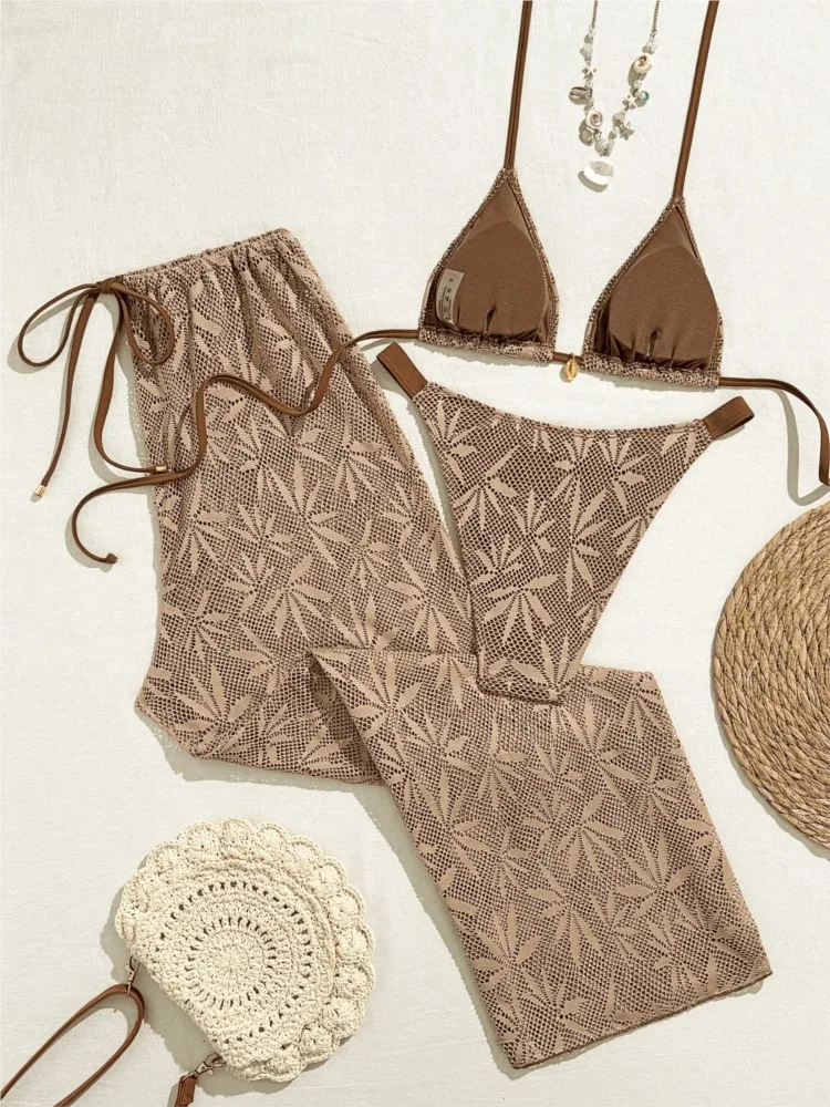 3 Piece Sets Swimwear Swimsuit Sexy New Push Up Bikinis Set Brazilian Bathing Suit Women Beachwear Biquini Two Piece Suits 2026