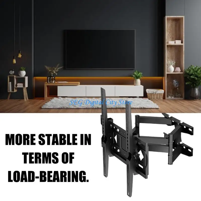 

U75B Universal Wall Mount For 26 To 70 Screens Featuring Complete Movement Flexibility
