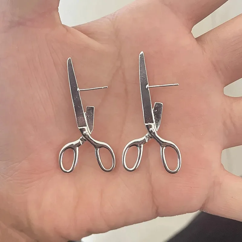 Creative Retro Scissors Earrings for Women