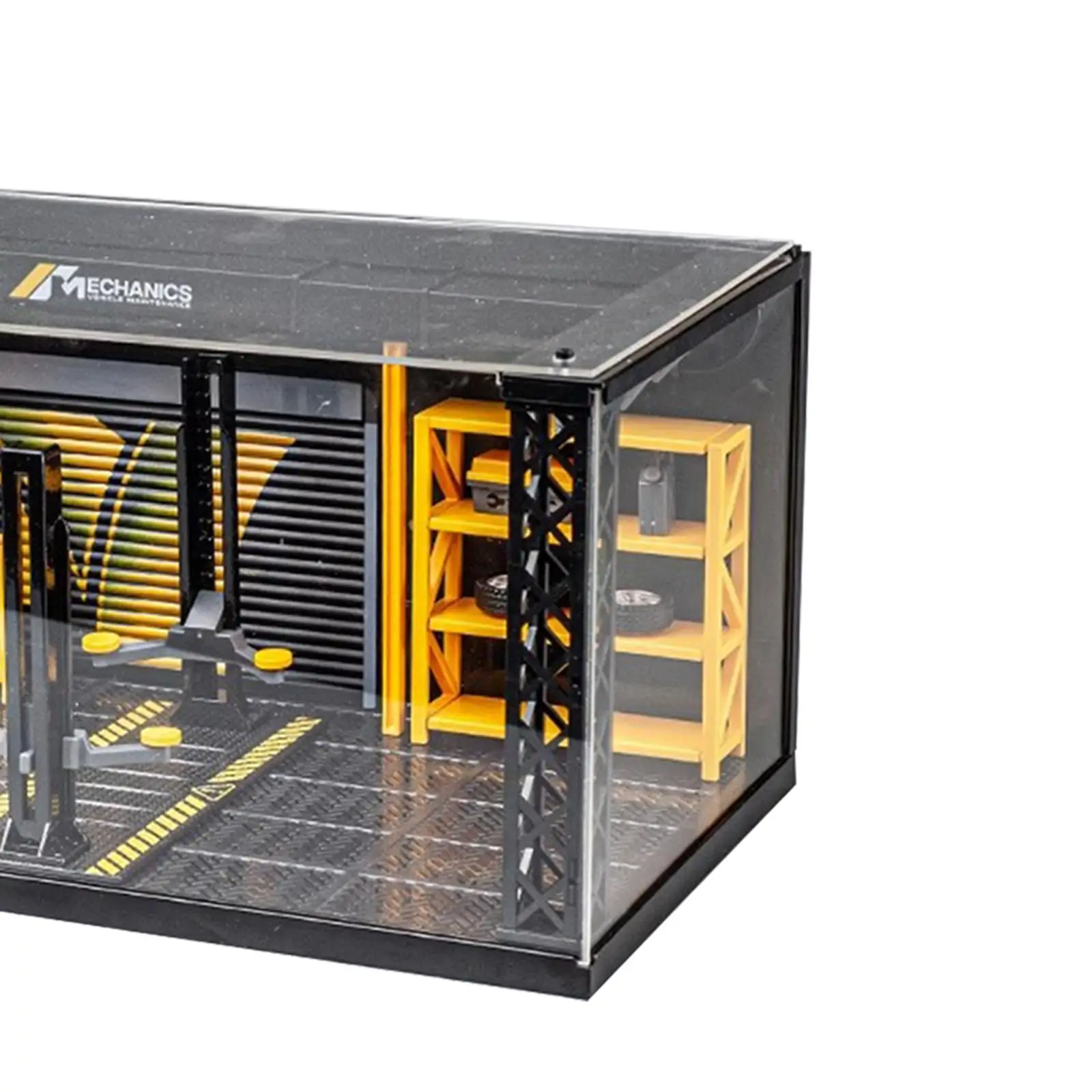

1:24 Diorama Car Garage Car Workshop Scene Model with Lights