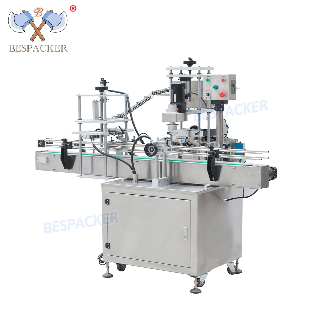 QDX-1 Automatic Plastic Glass Bottle Screw Sealing Capping Machine