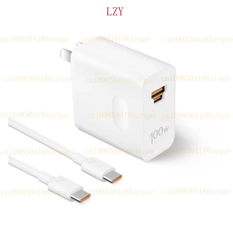 

for HUAWEI SuperCharge Max 100W Wall Charger With Cable For Mate60 50 40 Matepad pro